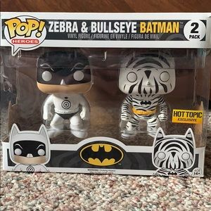 Zebra and Bullseye Batman Funko Pop 2 Pack